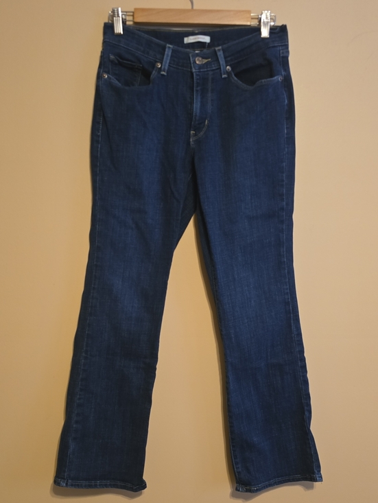 Levi's Denim - Levi's Jeans Women's Size 4 Short 4S Blue Classic Bootcut Boot Cut Embroidered